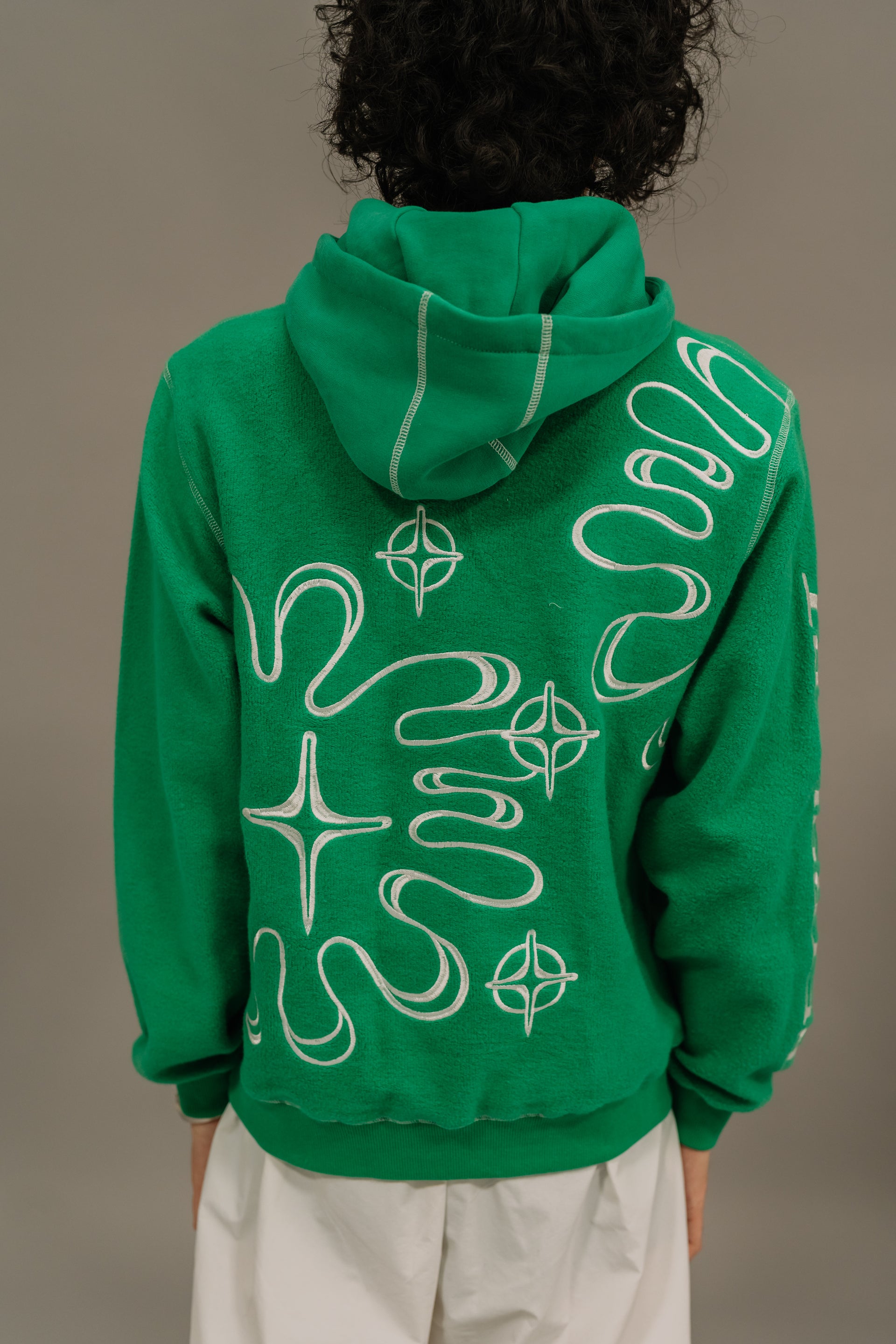 Rebirth inverse Hoodie - Green