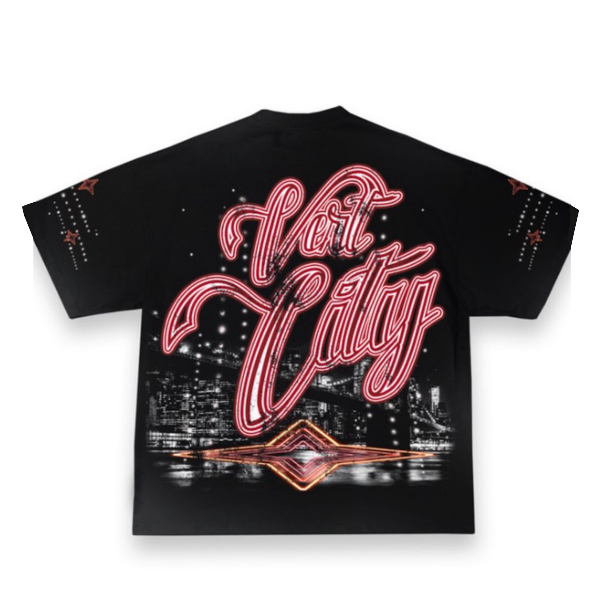 BLACK VERT CITY SHIRT