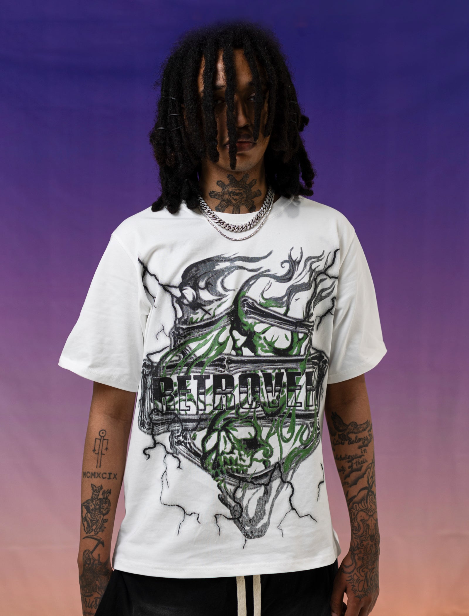 GREEN SKULL SHIRT