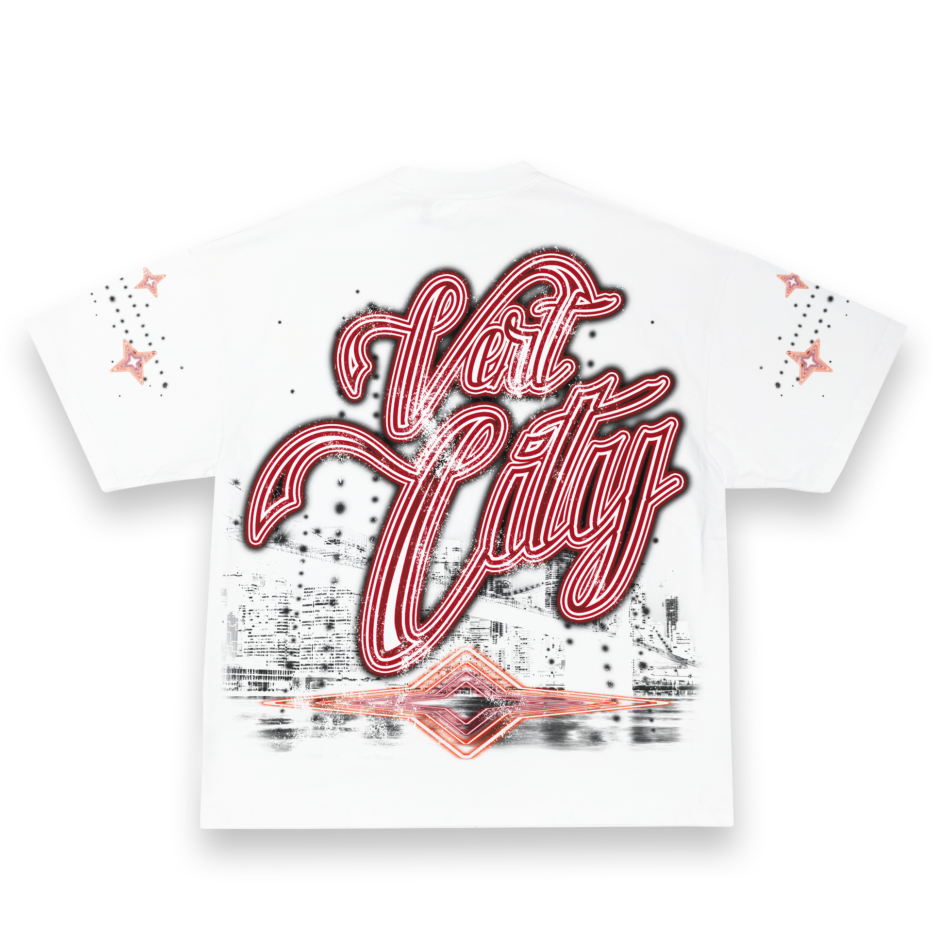 WHITE VERT CITY SHIRT