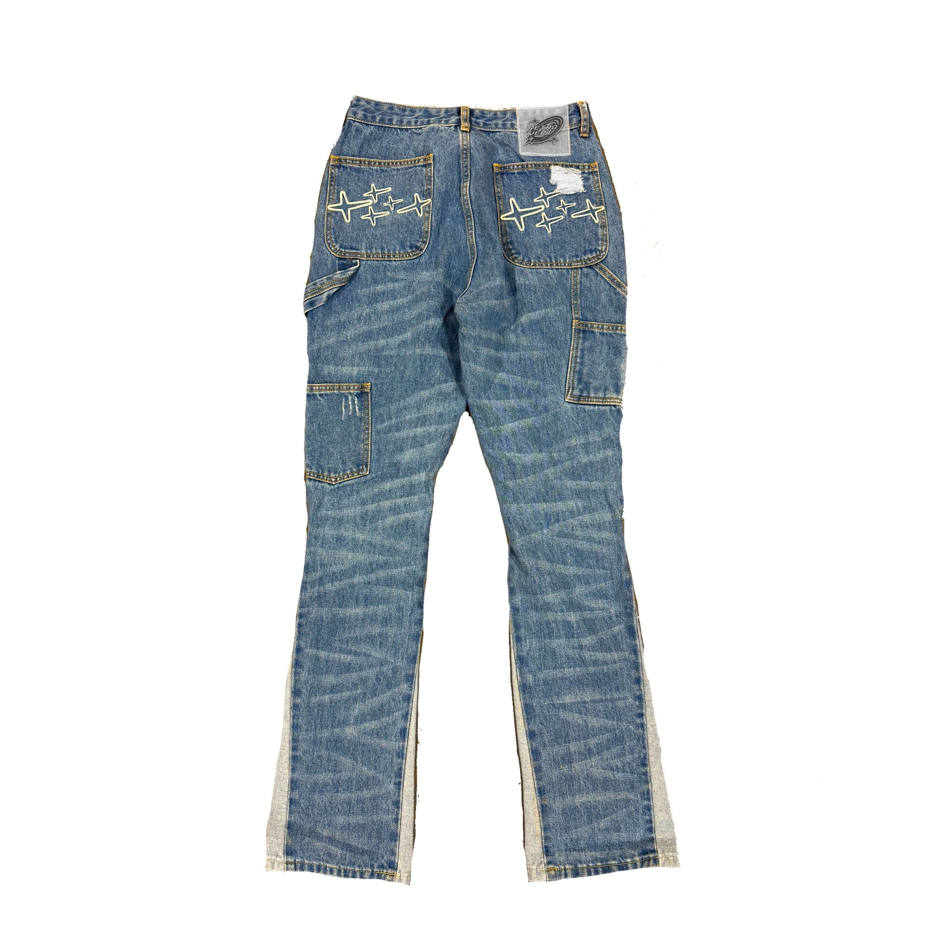Rebirth Ripped Blue Denim