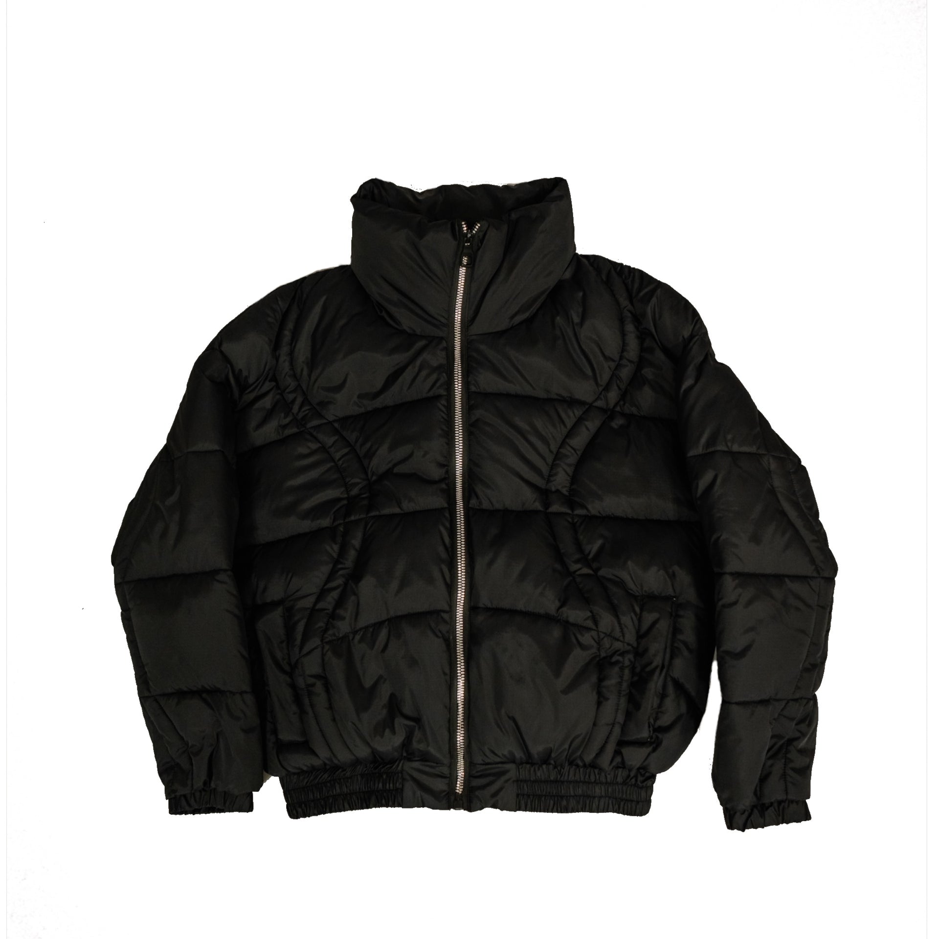 Rebirth Puffer Jacket - BLACK