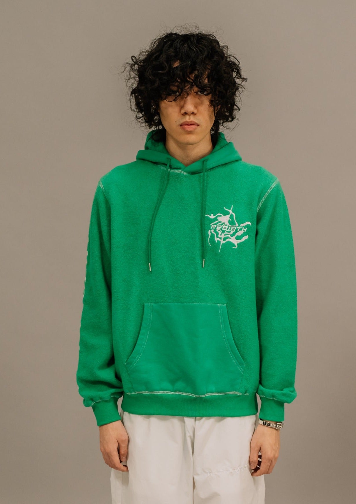 Rebirth inverse Hoodie - Green