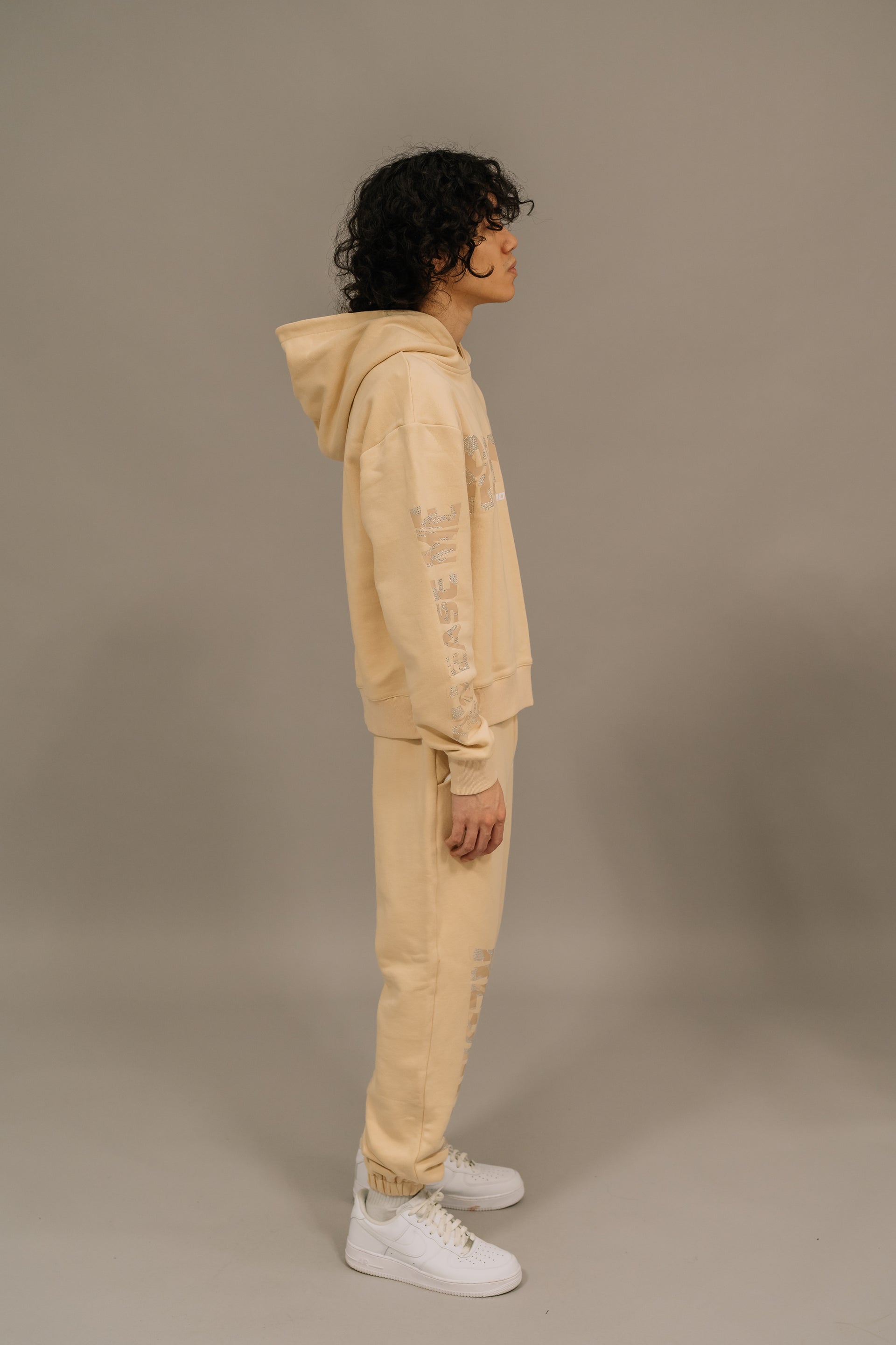 Rhinestone Rebirth Hoodie - Sail