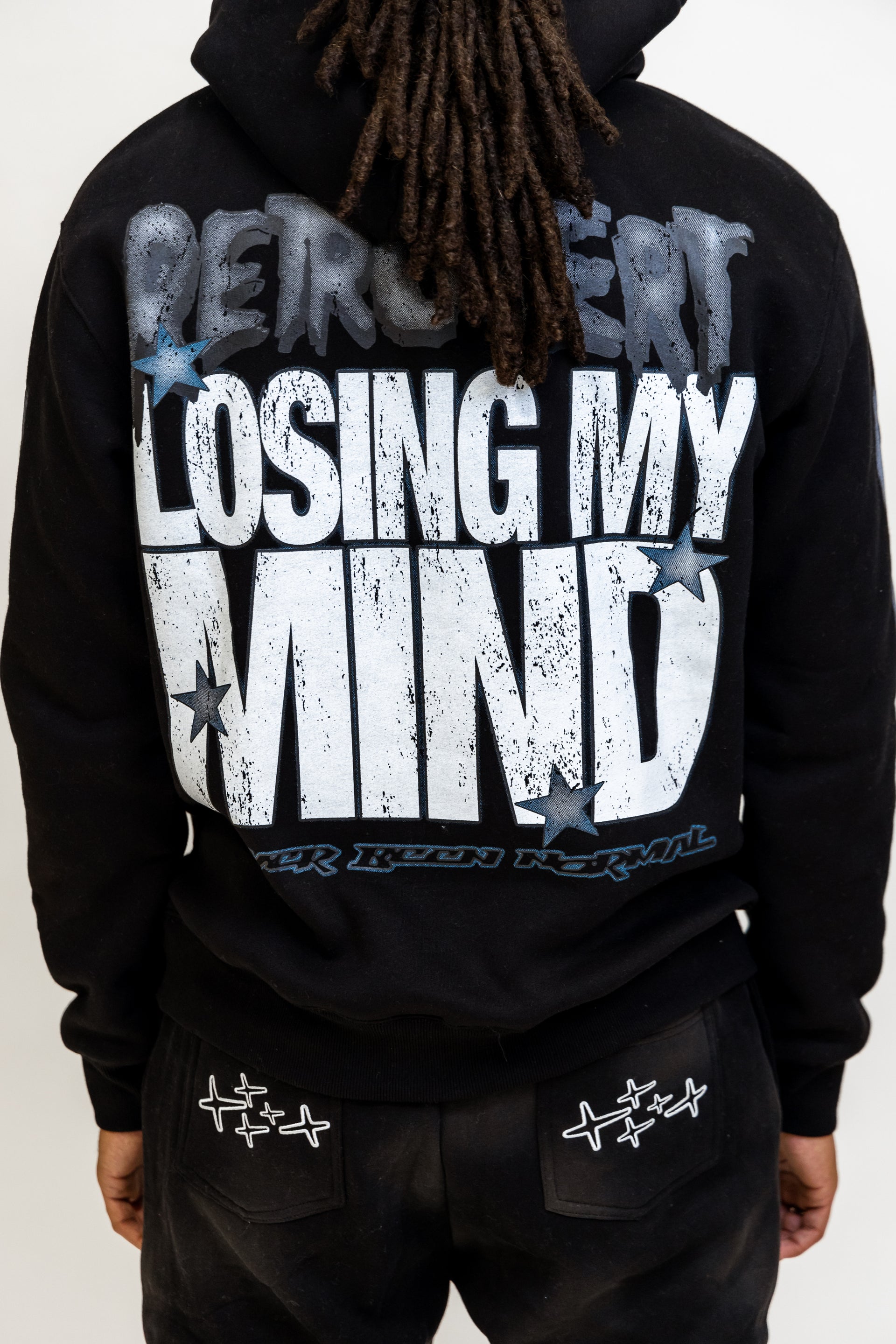 Star Eagle Hoodie - Blue/Black