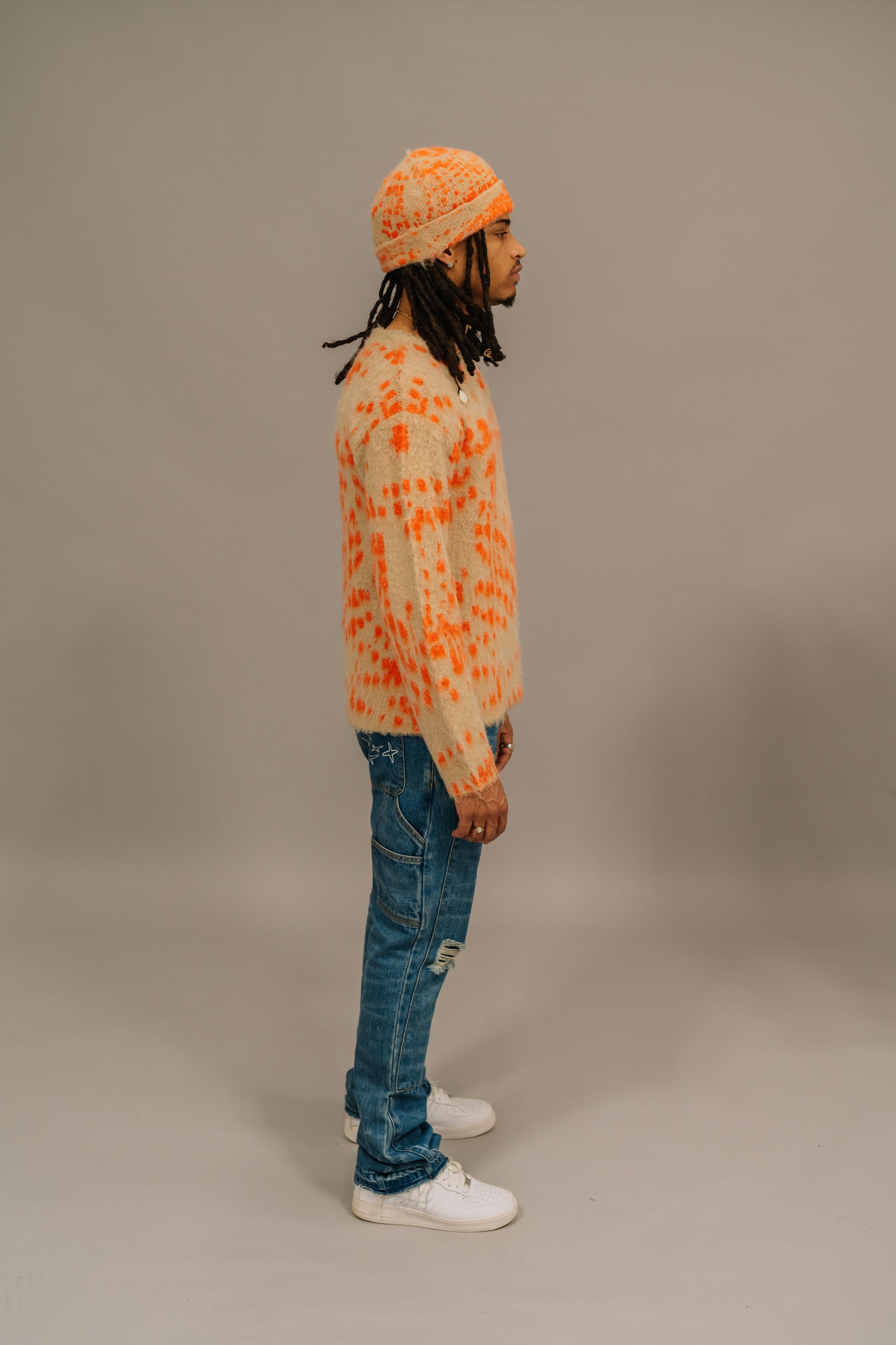 Rebirth Mohair Sweater - CREAM