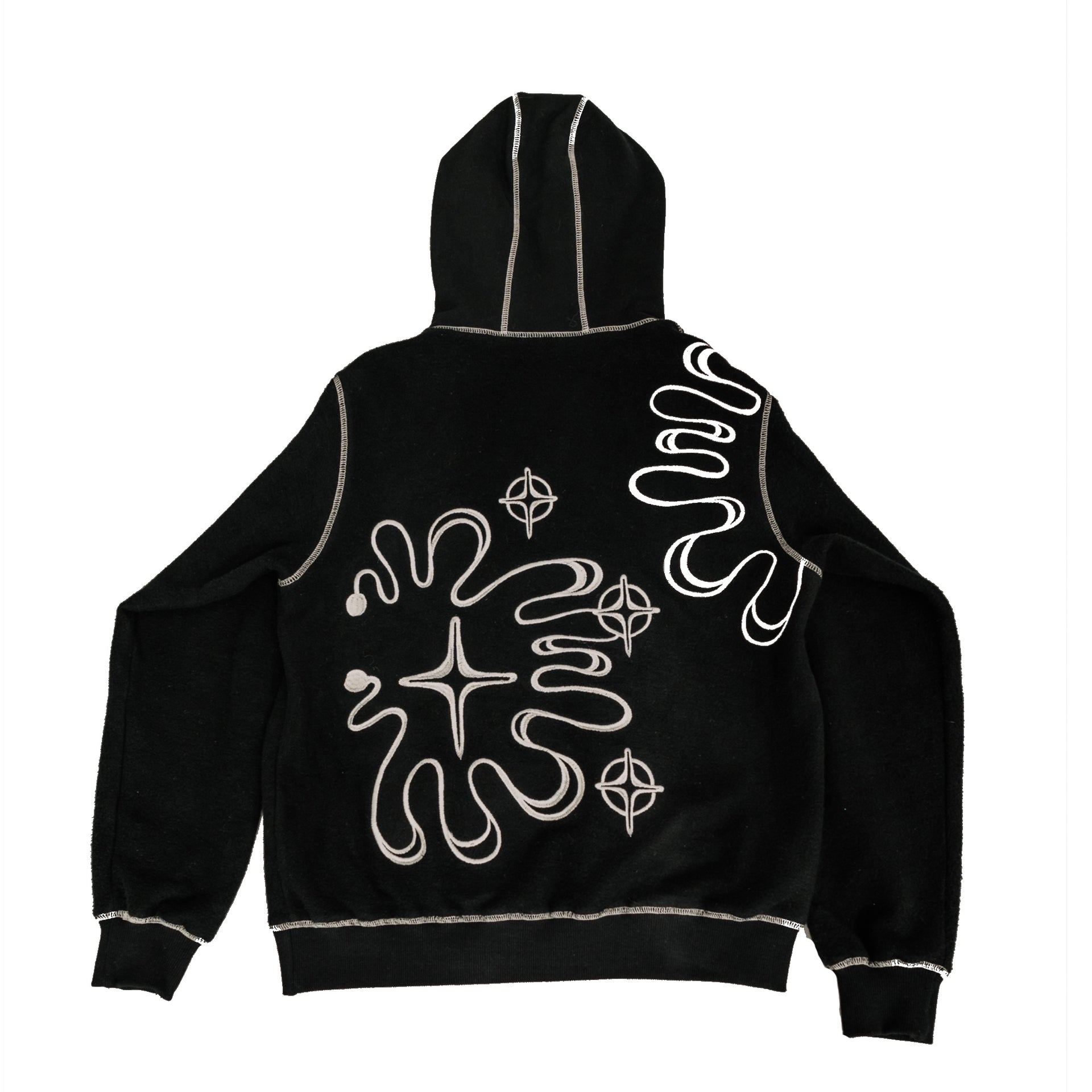 Rebirth inverse Hoodie - Black