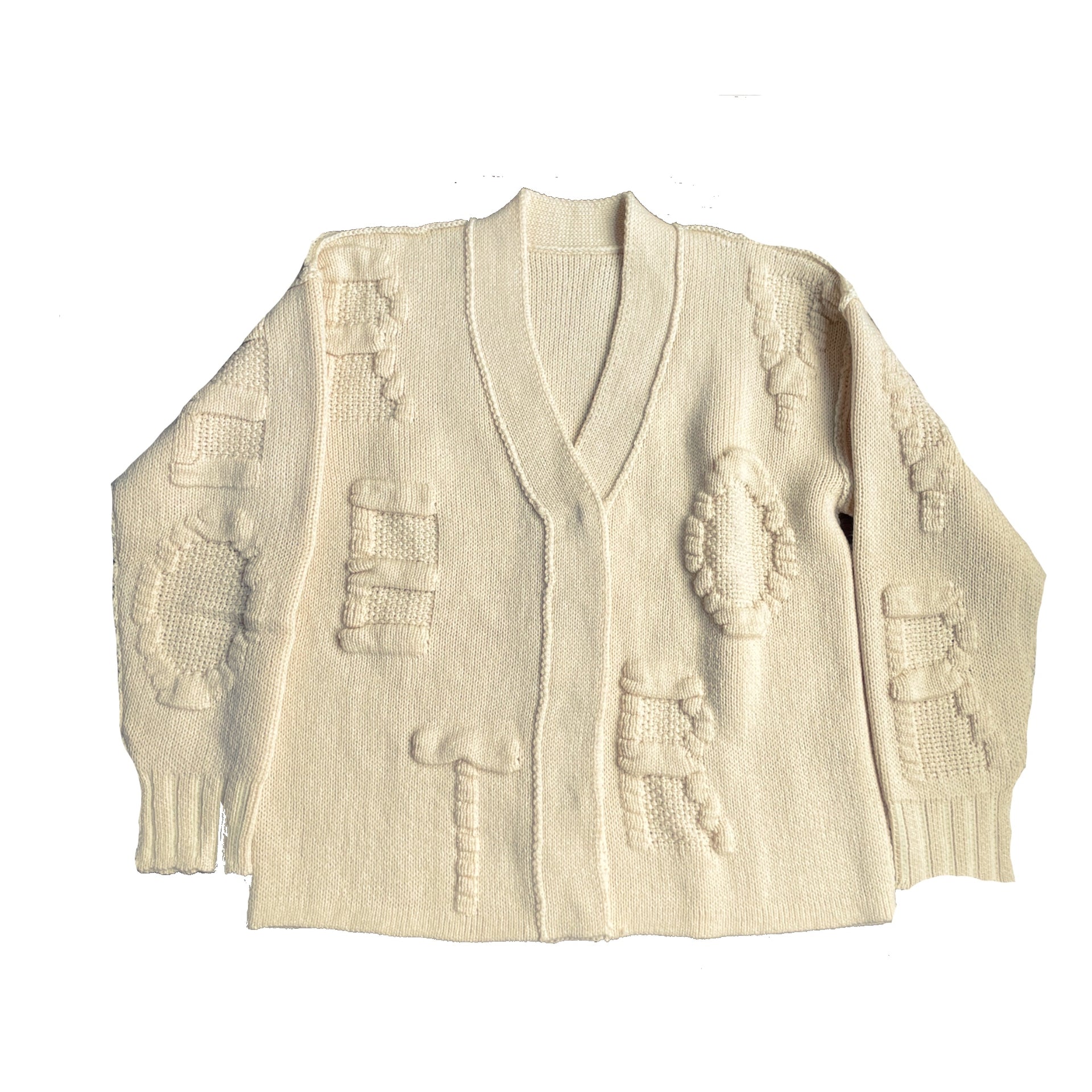 Rebirth Cardigan- CREAM