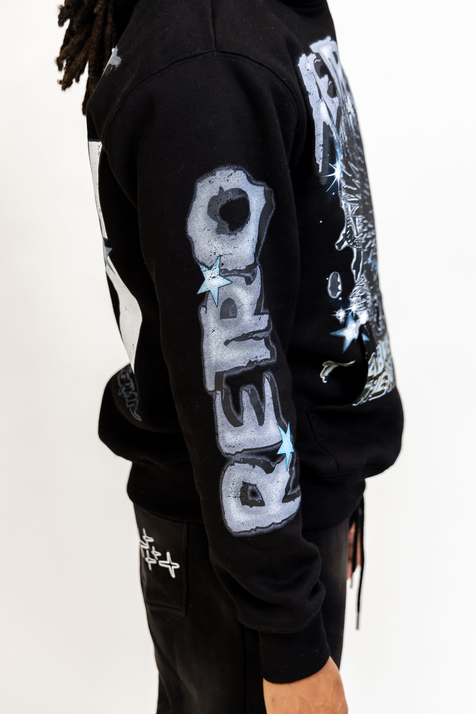 Star Eagle Hoodie - Blue/Black