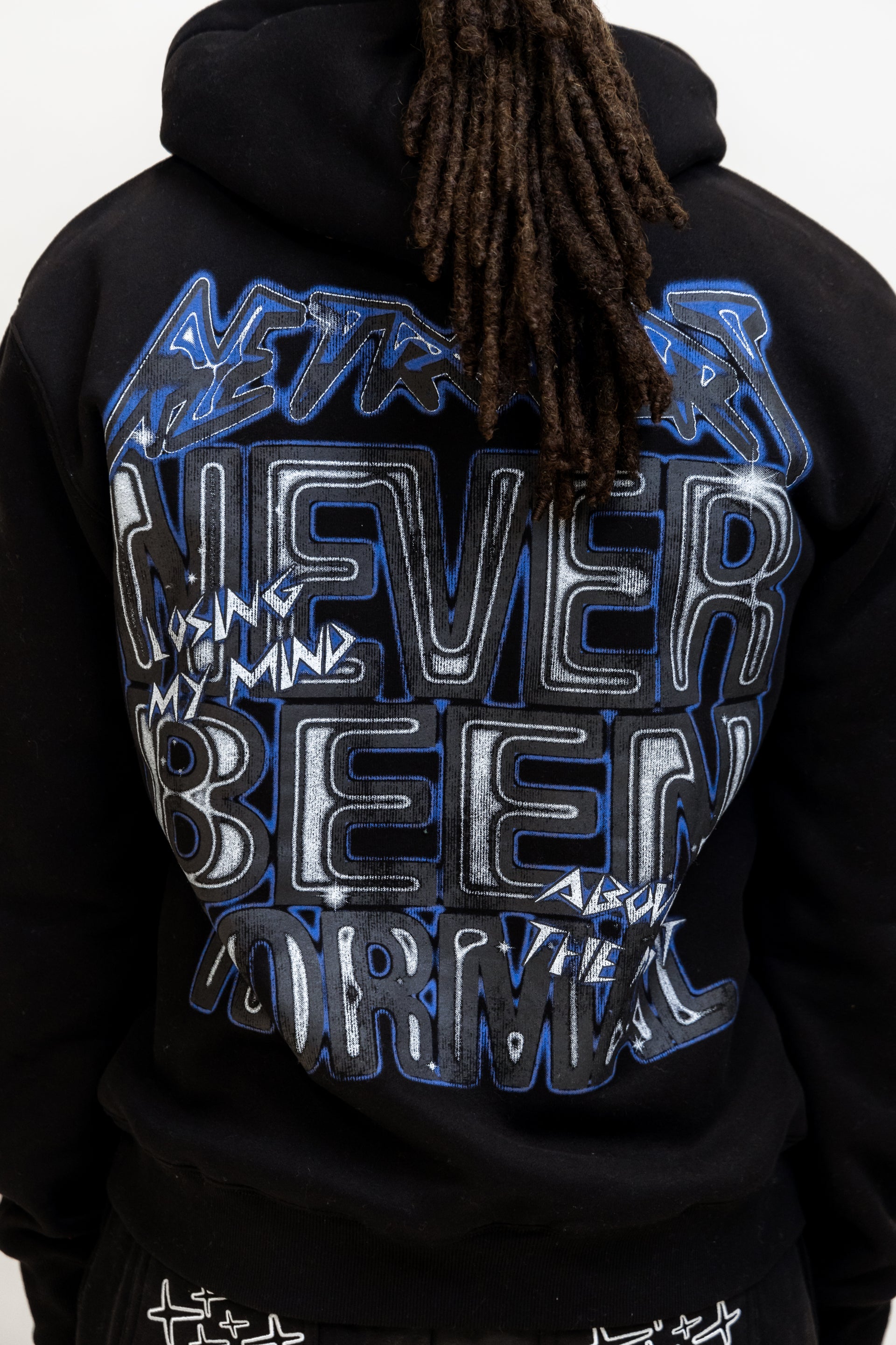 Skull Hoodie - Black/Navy