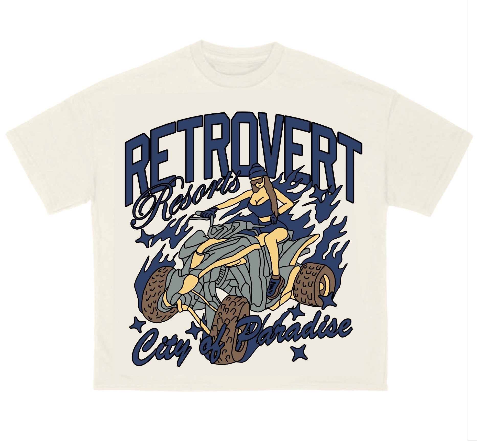 Navy Paradise Tee