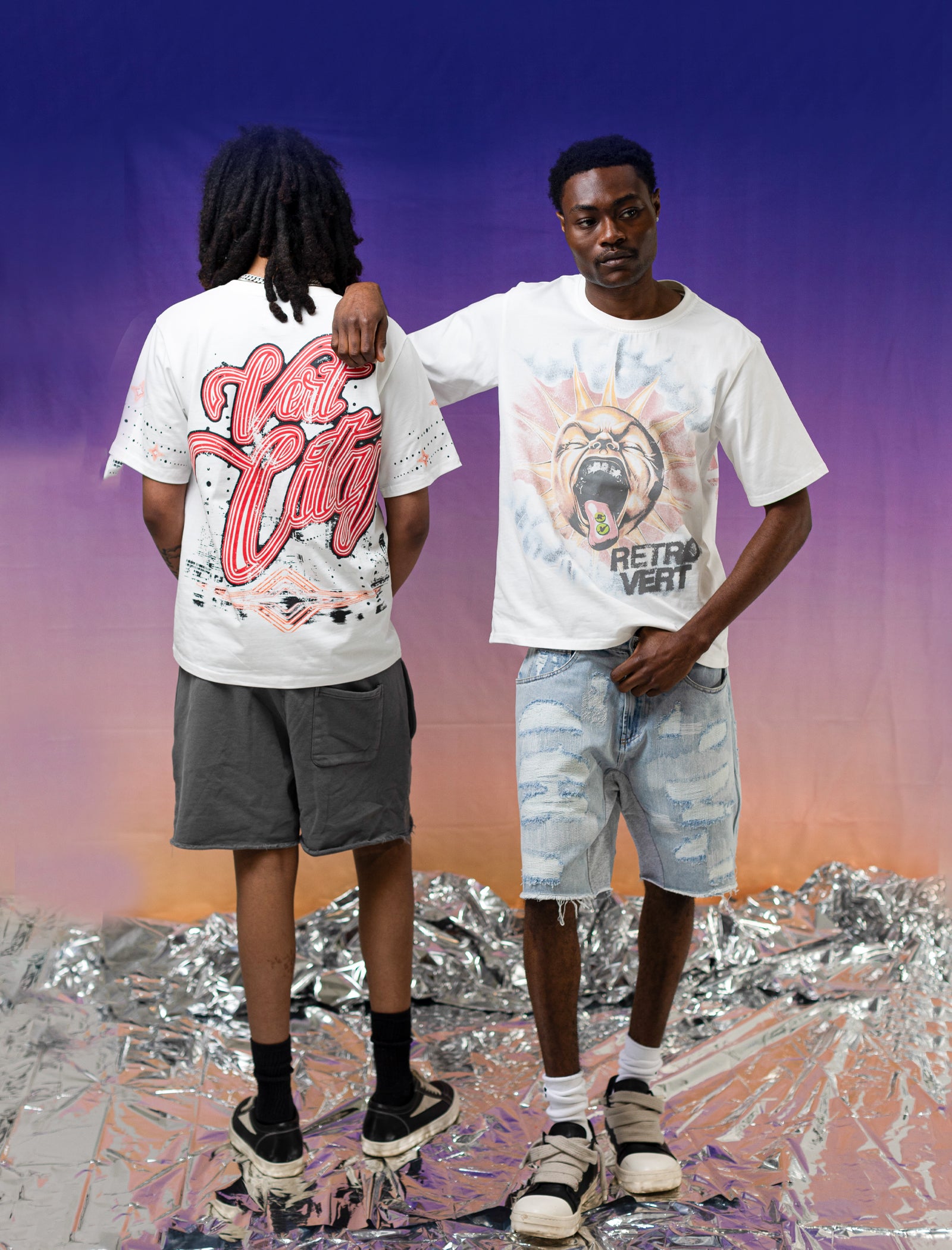 WHITE VERT CITY SHIRT