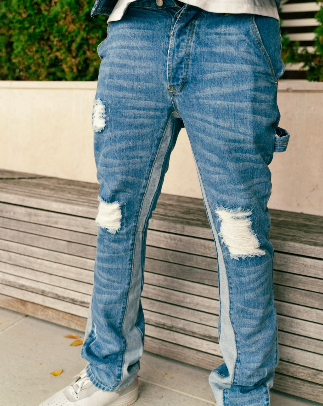 Rebirth Ripped Blue Denim