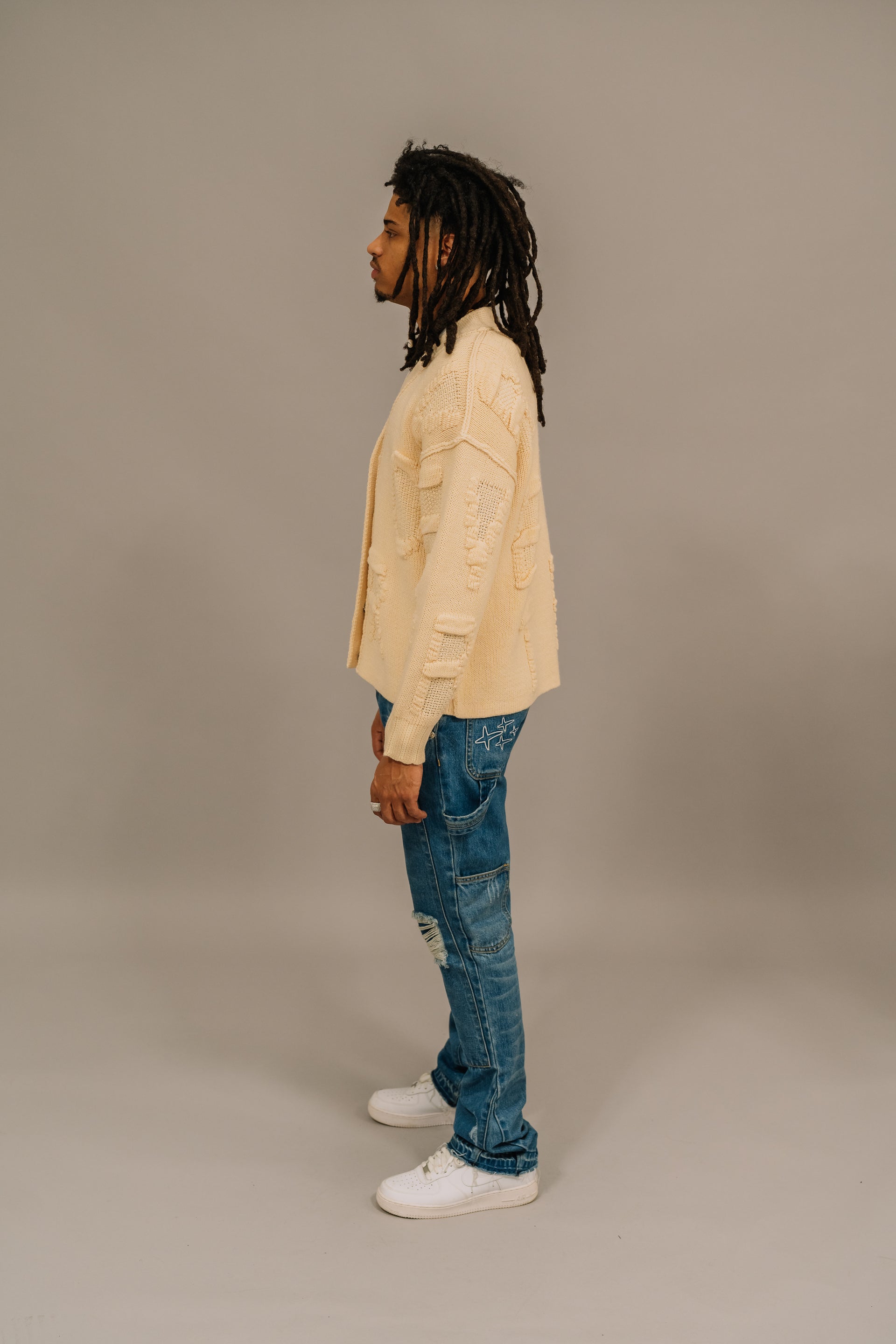 Rebirth Cardigan- CREAM