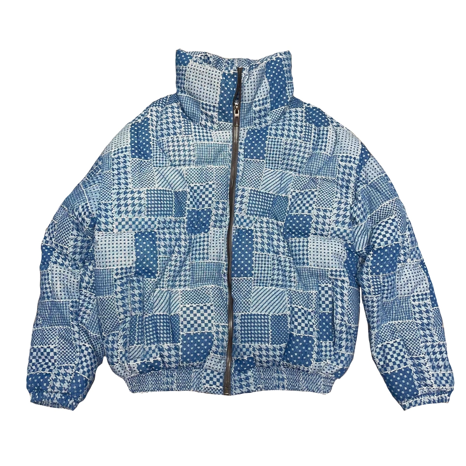 Rebirth Puffer Jacket - DENIM