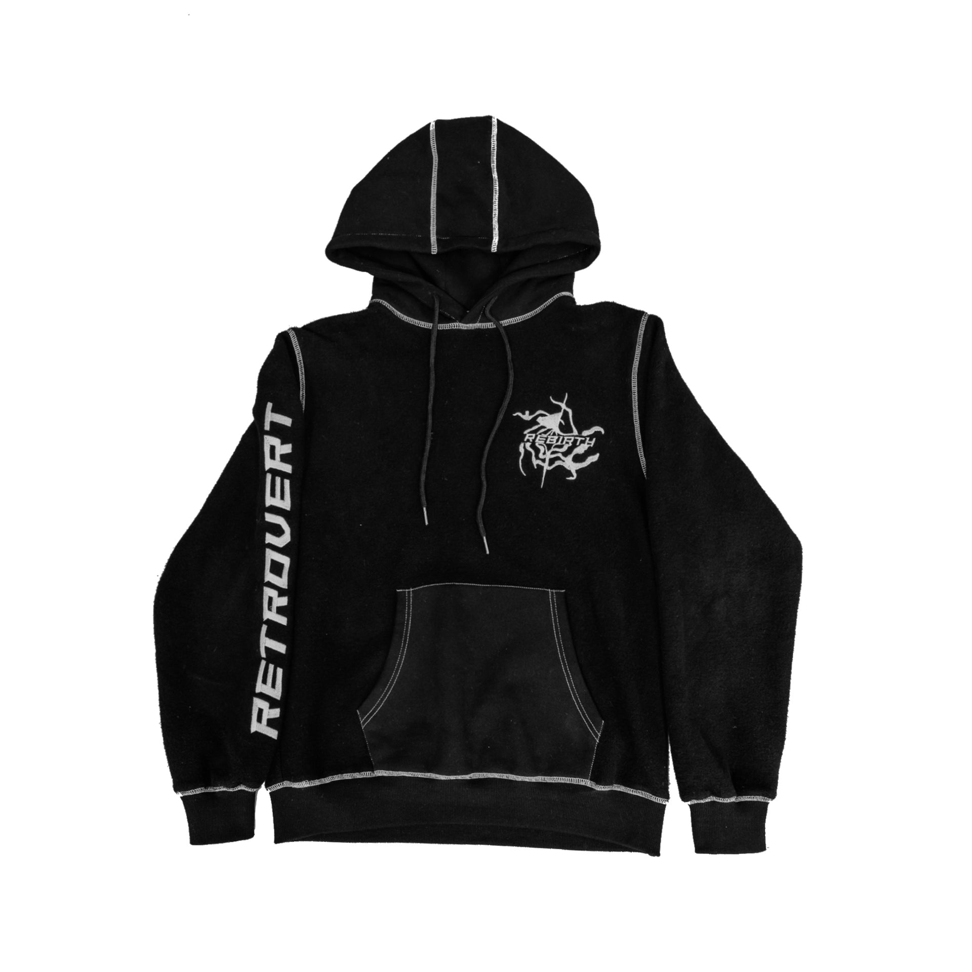 Rebirth inverse Hoodie - Black