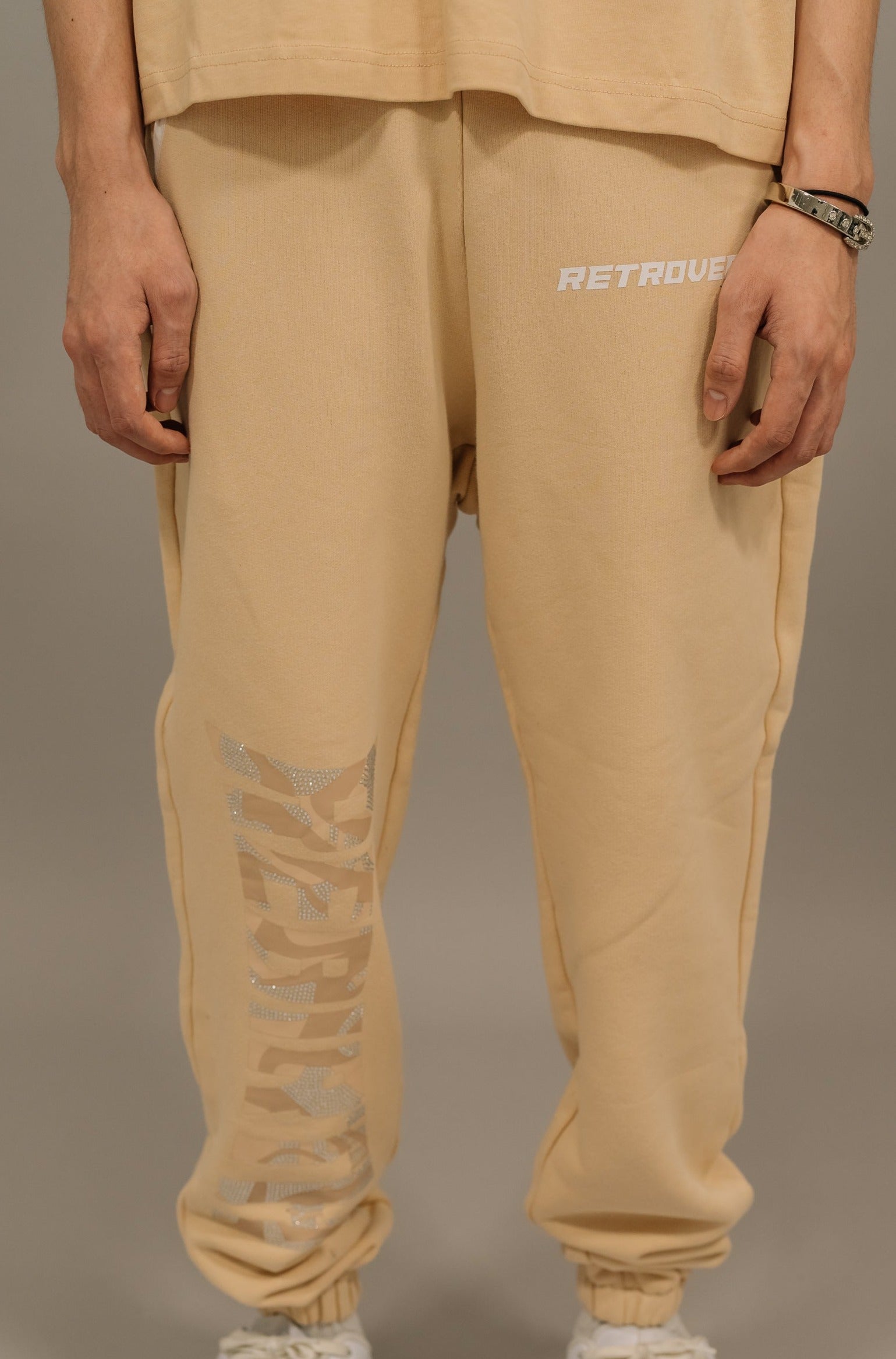 Rhinestone Rebirth Pants - Sail