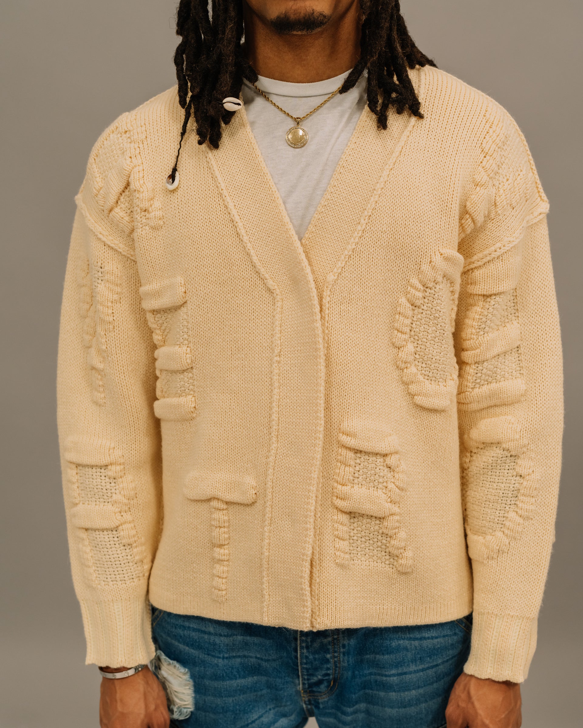 Rebirth Cardigan- CREAM