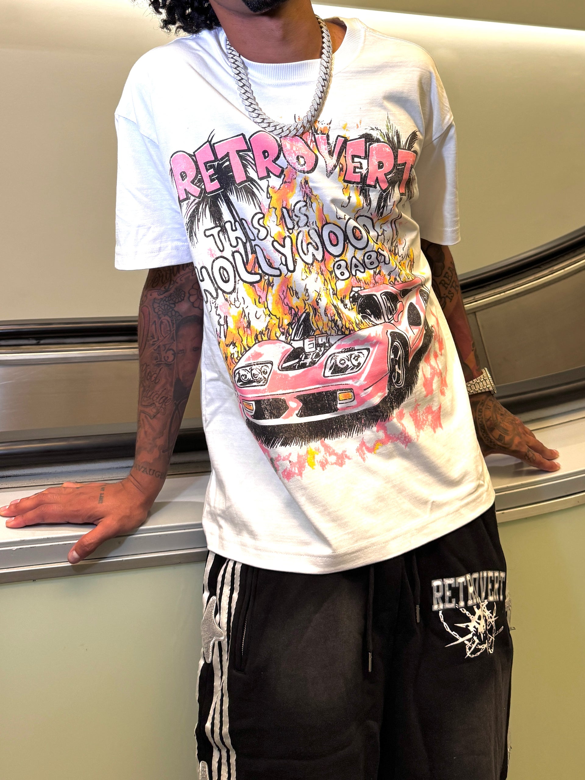 HOLLYWOOD T-SHIRT PINK