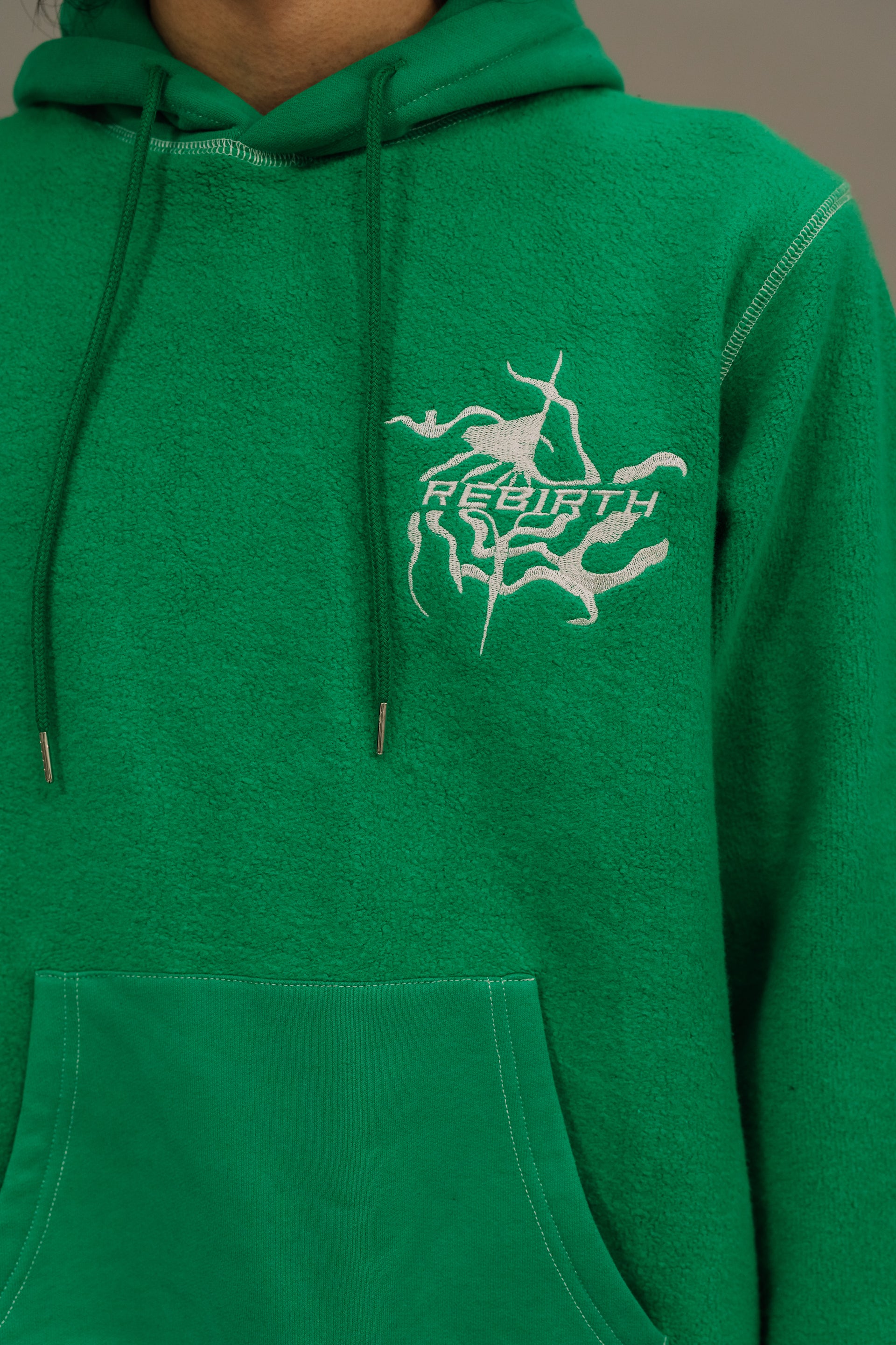 Rebirth inverse Hoodie - Green