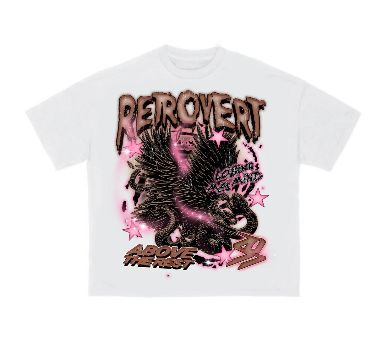 Star Eagle Tee Mocha - RETROVERT Star Eagle Tee Mocha - RETROVERT
