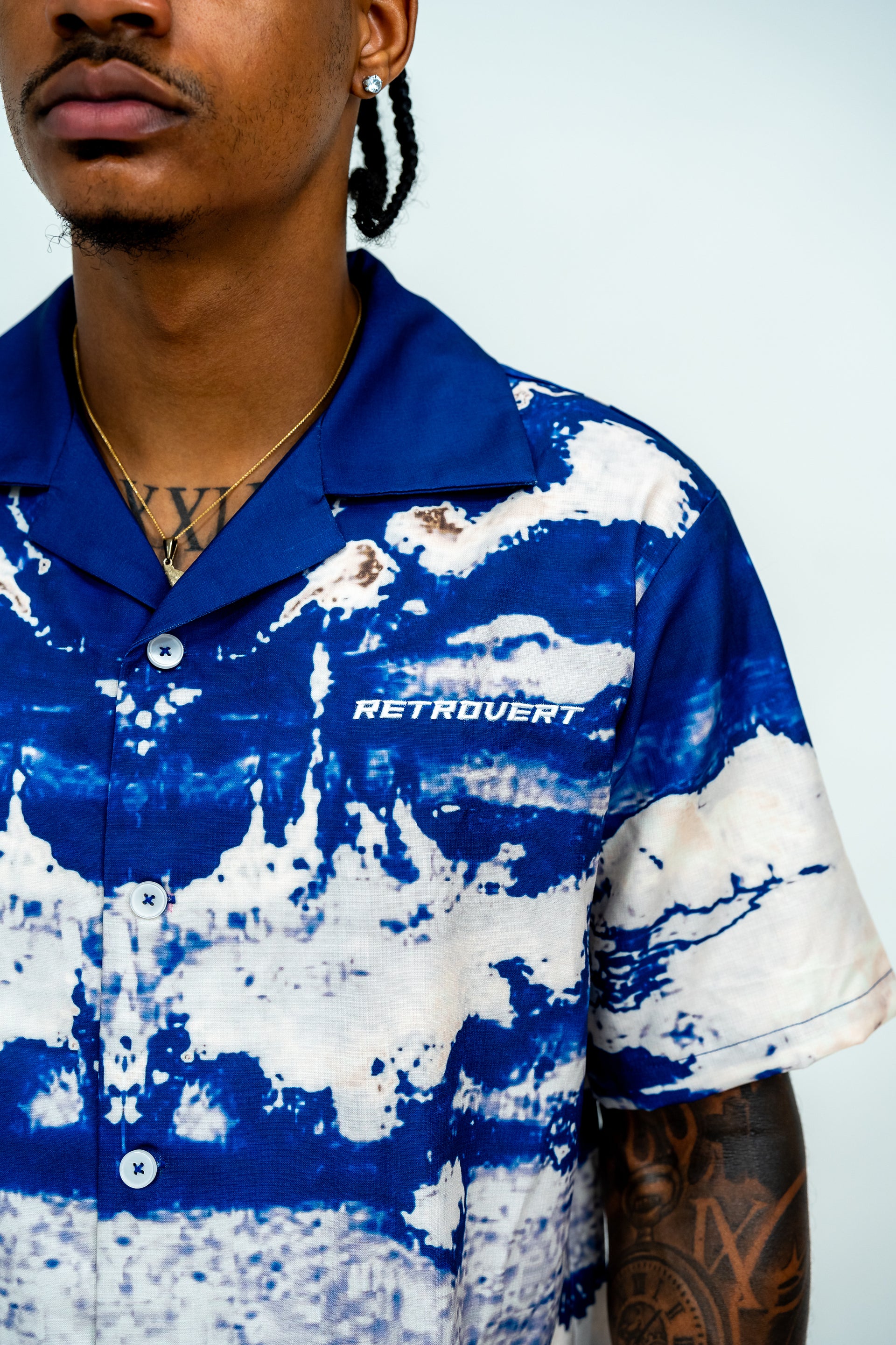 Dreamscape Button Up - BLUE