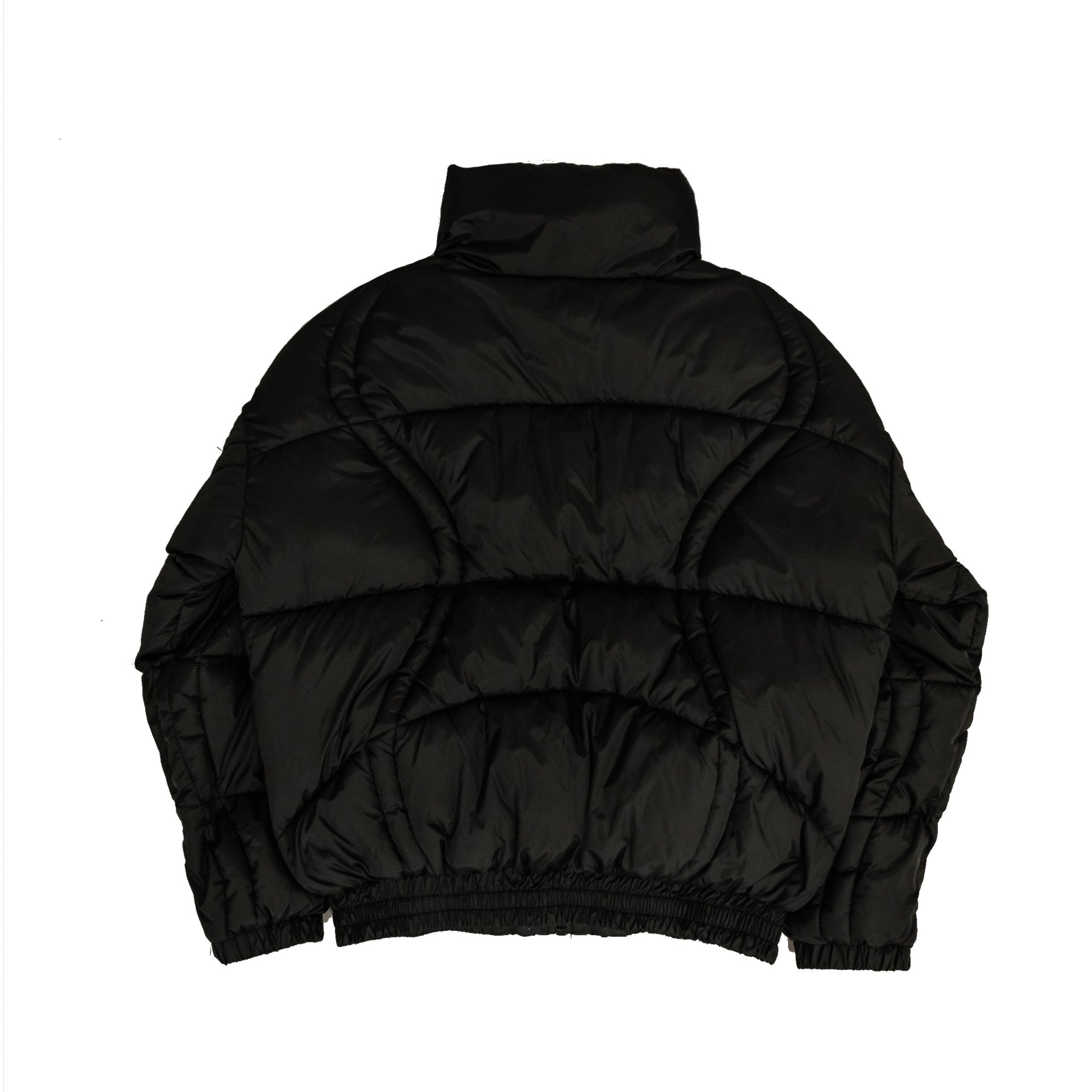 Rebirth Puffer Jacket - BLACK
