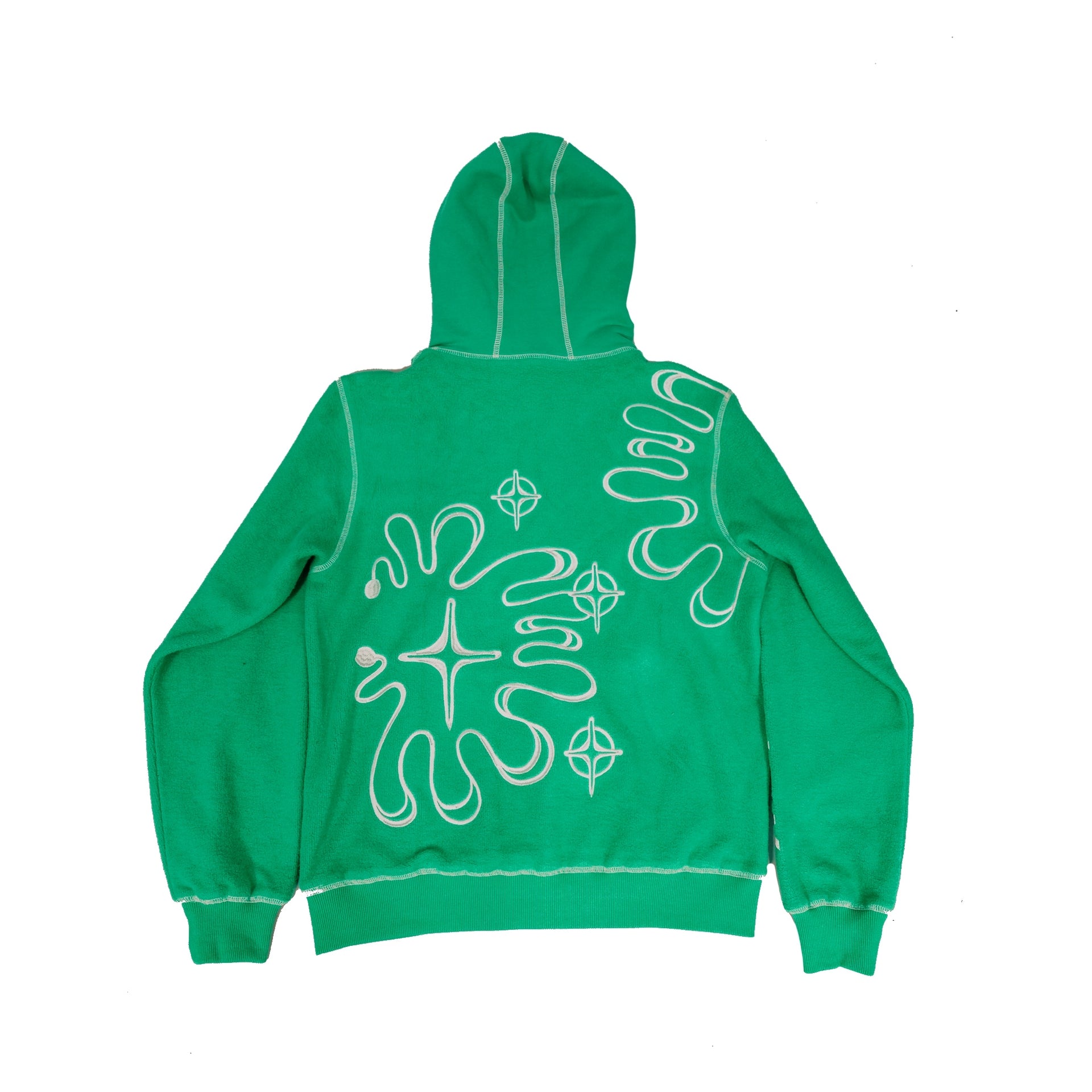 Rebirth inverse Hoodie - Green