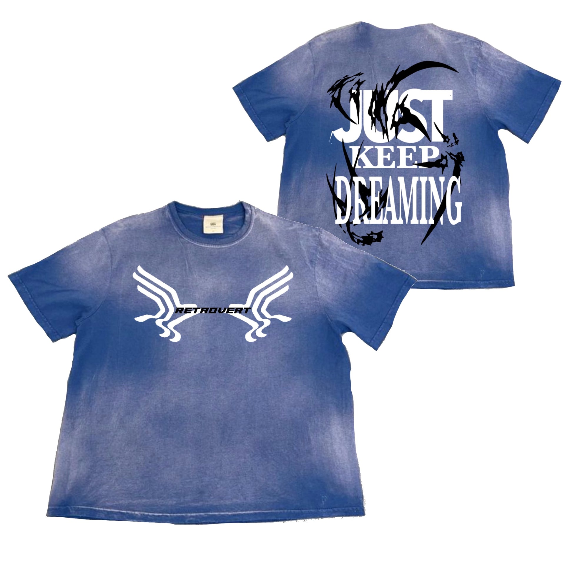 Just Keep Dreaming T-shirt - BLUE