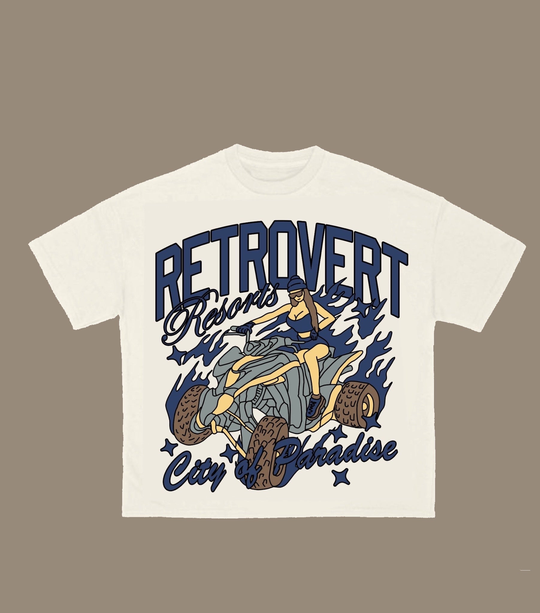 Navy Paradise Tee