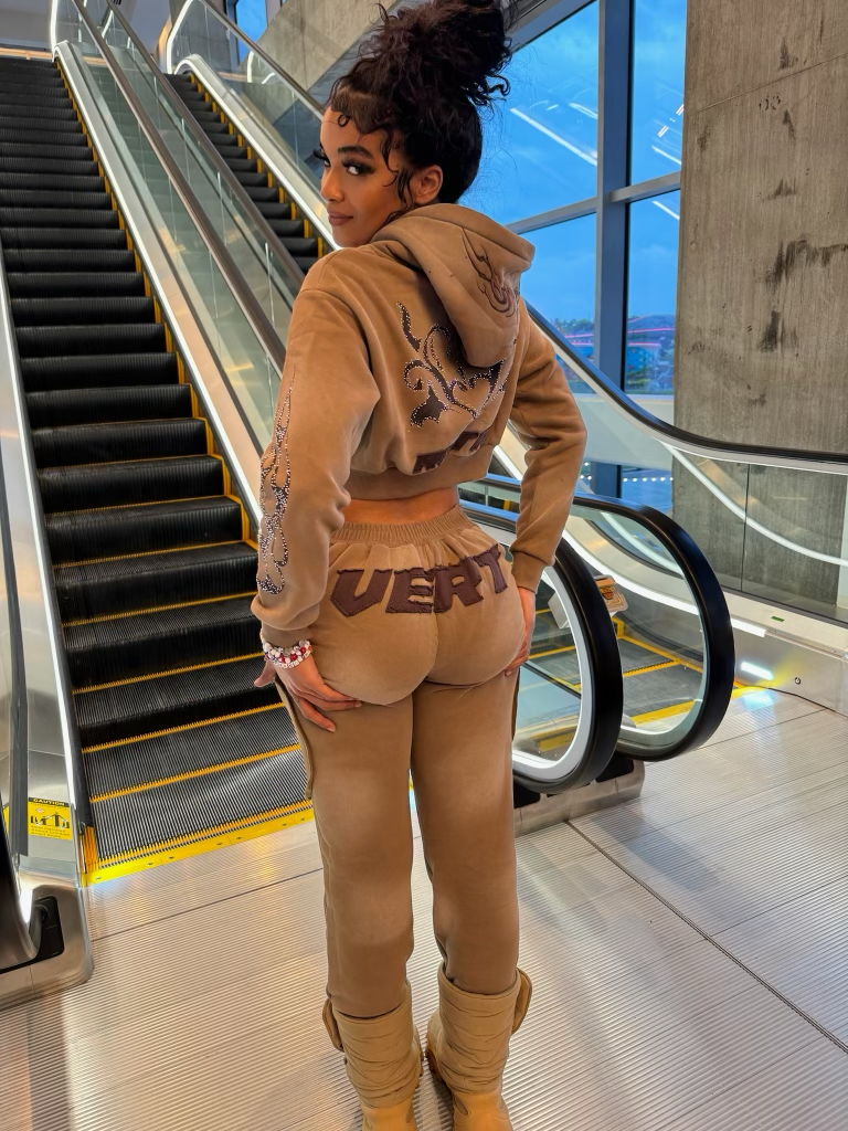 VERT DISTRESSED SAND PANTS