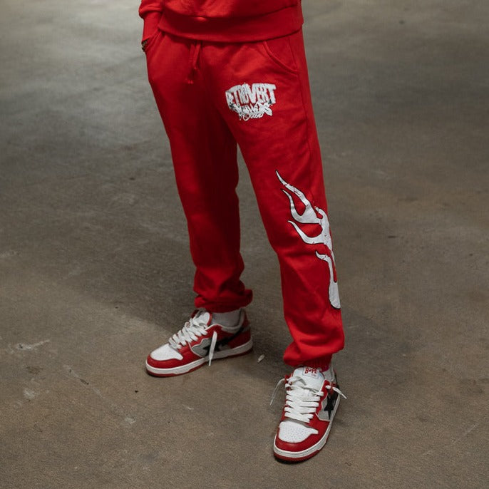 LIGHTWEIGHT FLAME PANTS RED