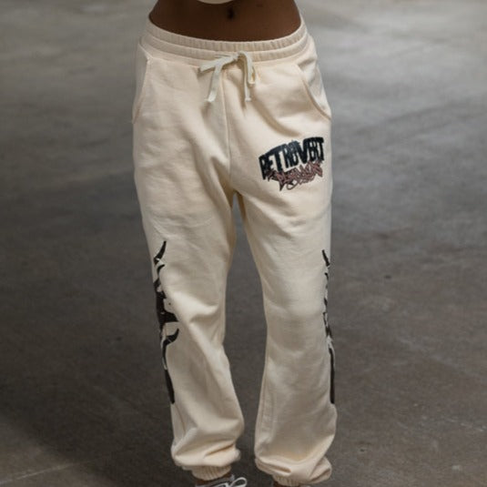 LIGHTWEIGHT FLAME PANTS SAIL/BROWN