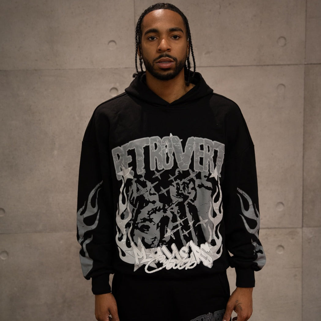 LIGHTWEIGHT FLAME PULLOVER BLACK