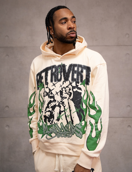 LIGHTWEIGHT FLAME PULLOVER SAIL/GREEN