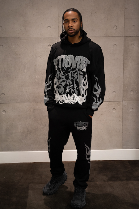 LIGHTWEIGHT FLAME PULLOVER BLACK