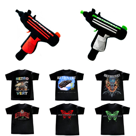 Gun Pillow + Tee Collection