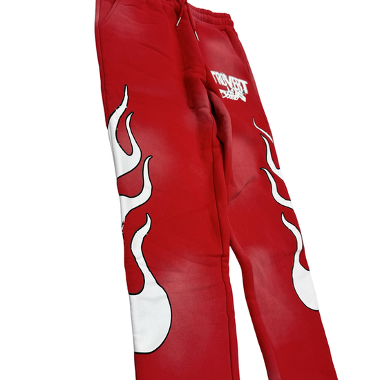 FLAME PANTS RED