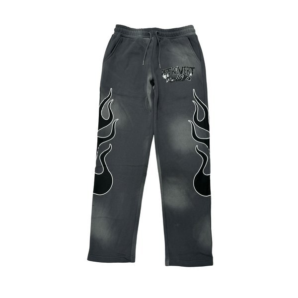 FLAME PANTS GREY