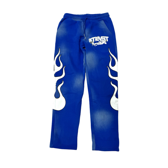 FLAME PANTS BLUE