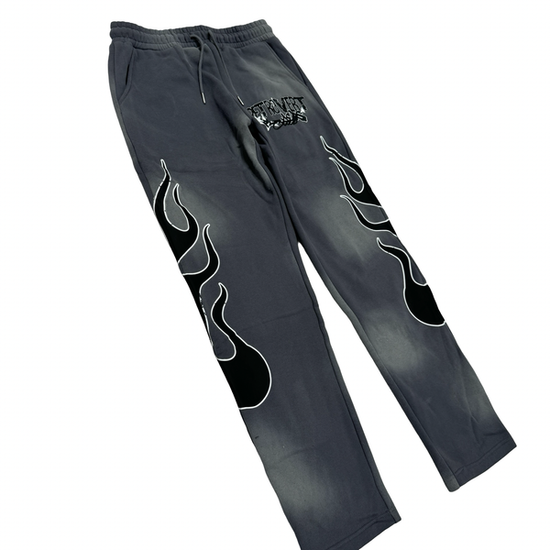 FLAME PANTS GREY