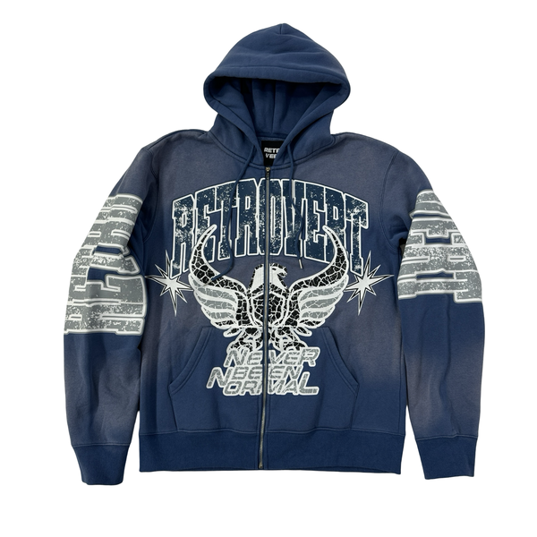 Eagle Zip-Up Navy