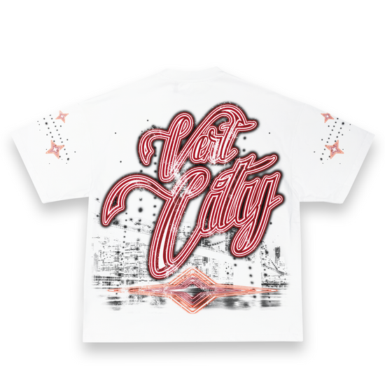 WHITE VERT CITY SHIRT