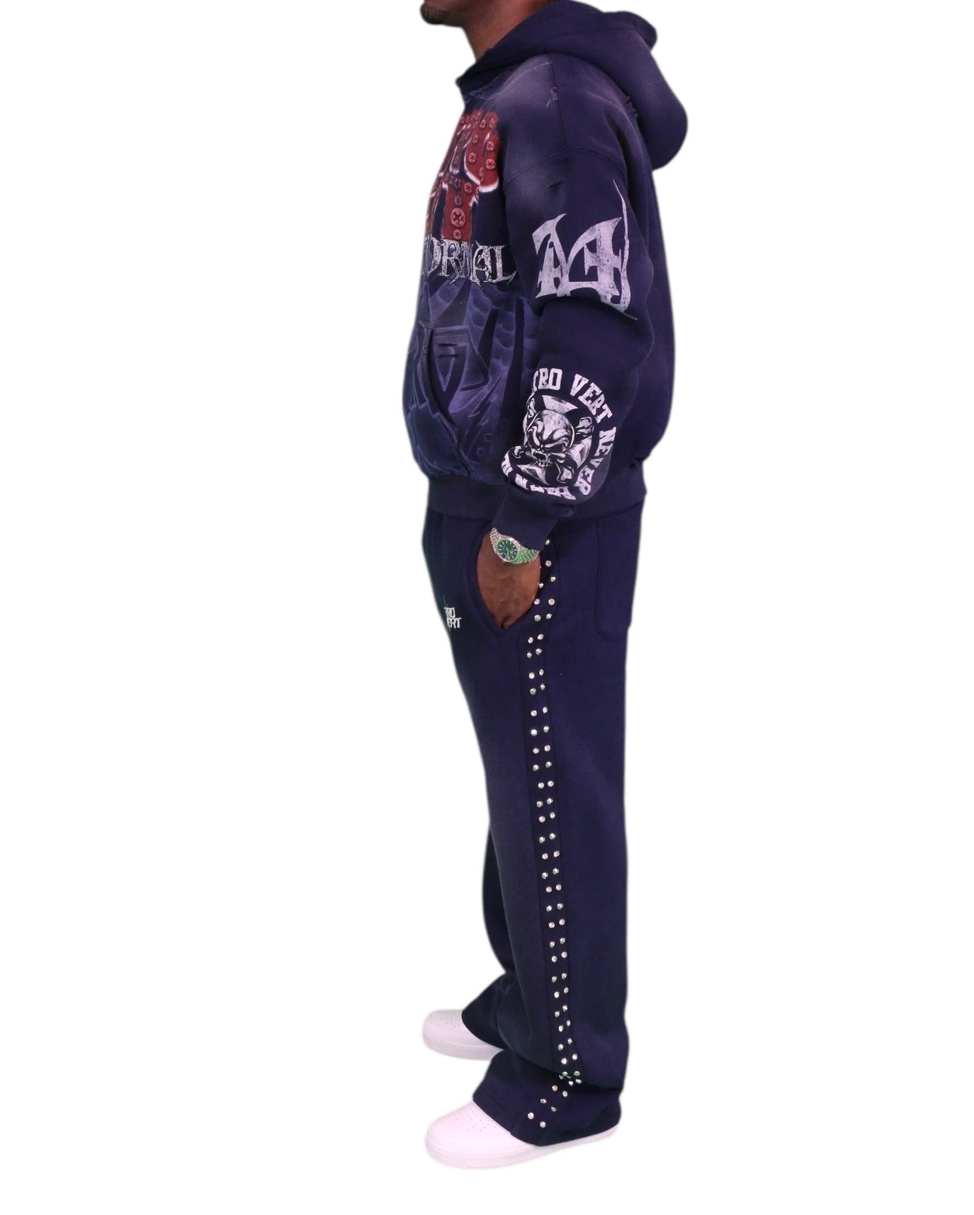 REAPER PULLOVER HOODIE - NAVY