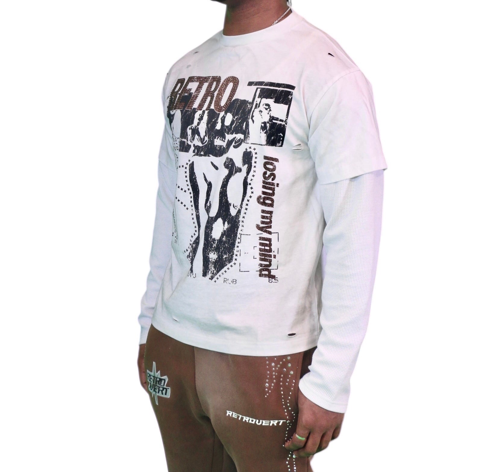 BONE CRUSHER RHINESTONE T-SHIRT