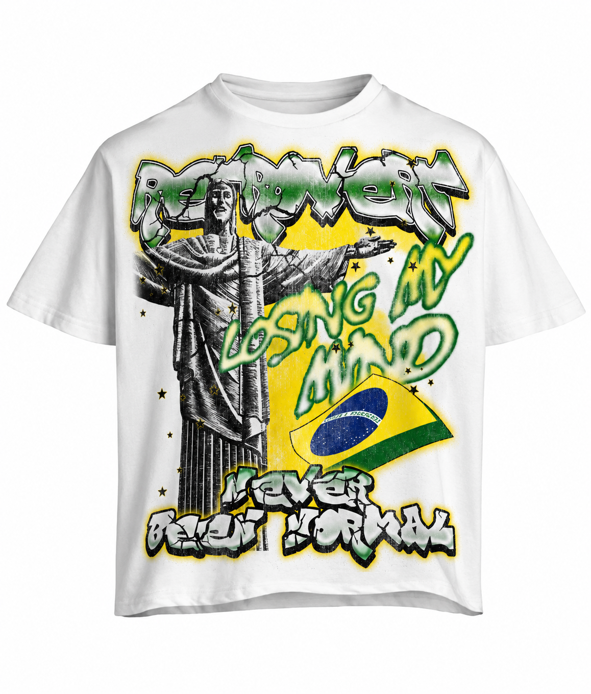 Brazil Tee - White