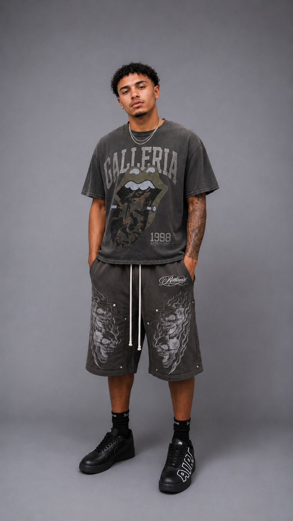 FLAME SHORTS - TRUFFLE