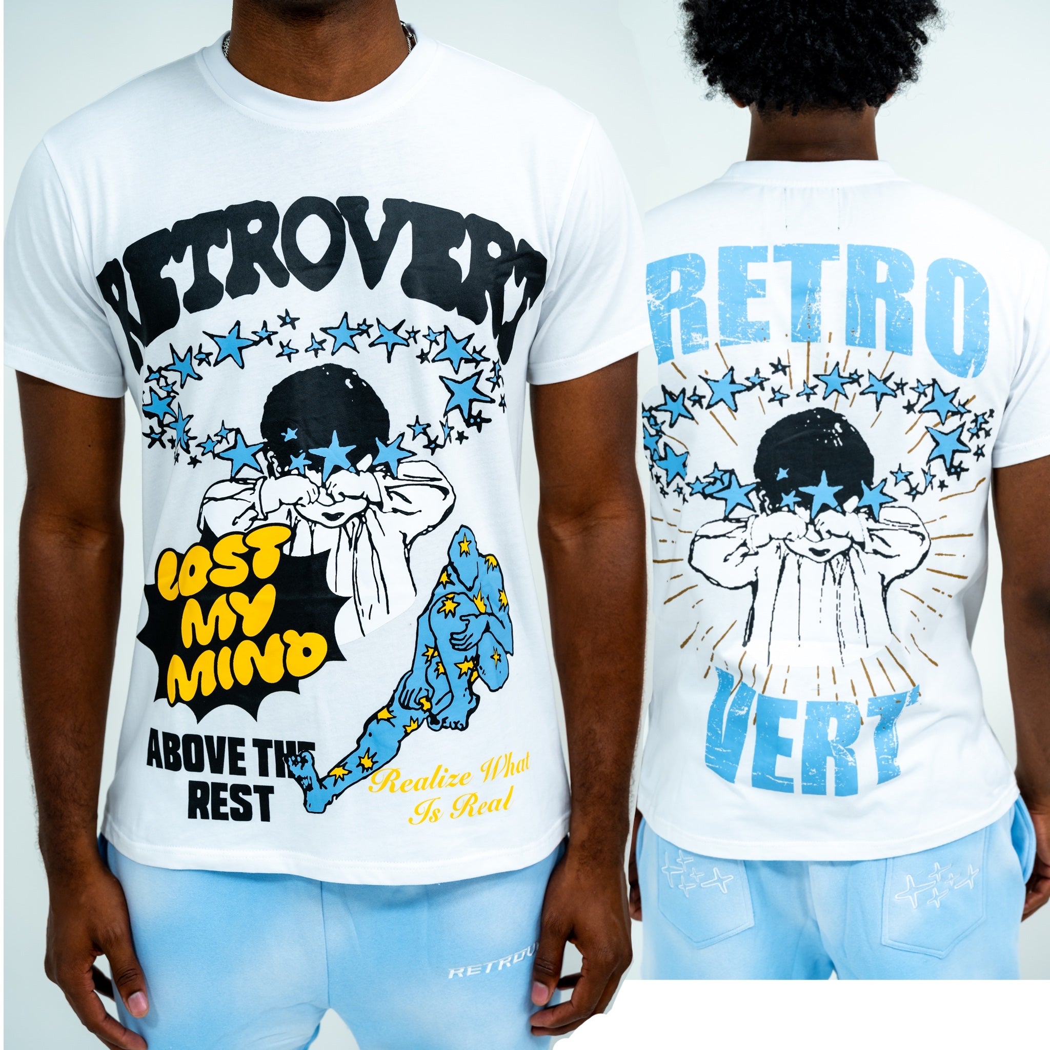 Blue Crybaby Tee - RETROVERT