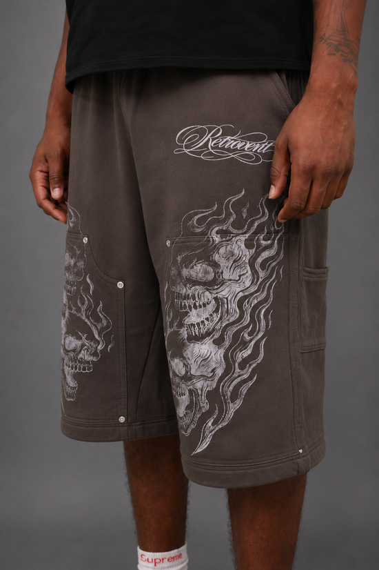 FLAME SHORTS - TRUFFLE