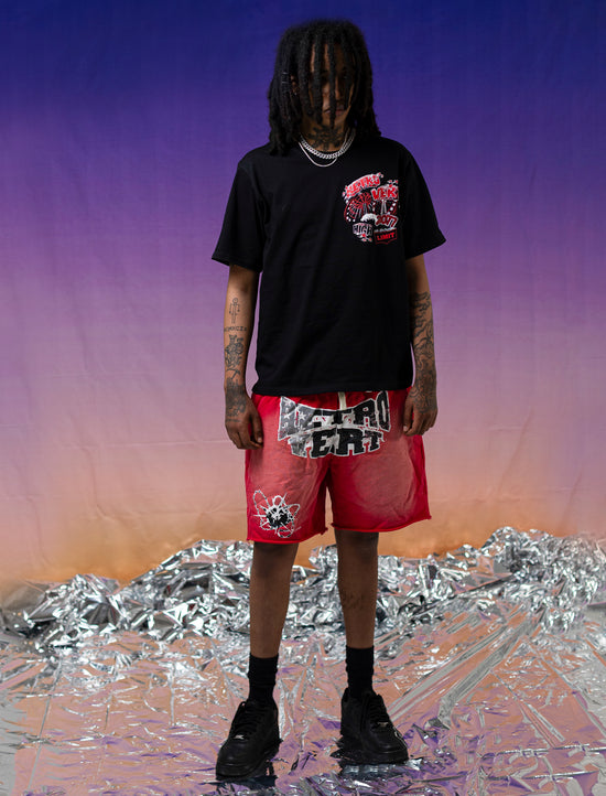 Chain Shorts - Red